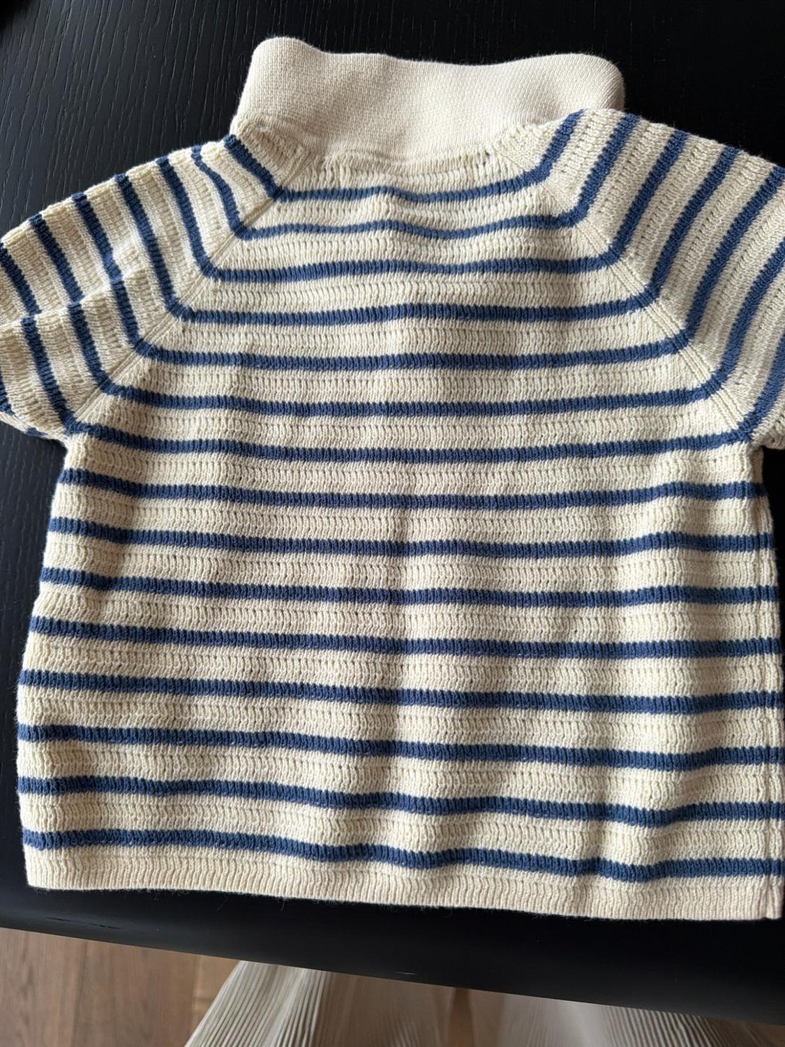STRIPED KNIT POLO SHIRT - Image 9