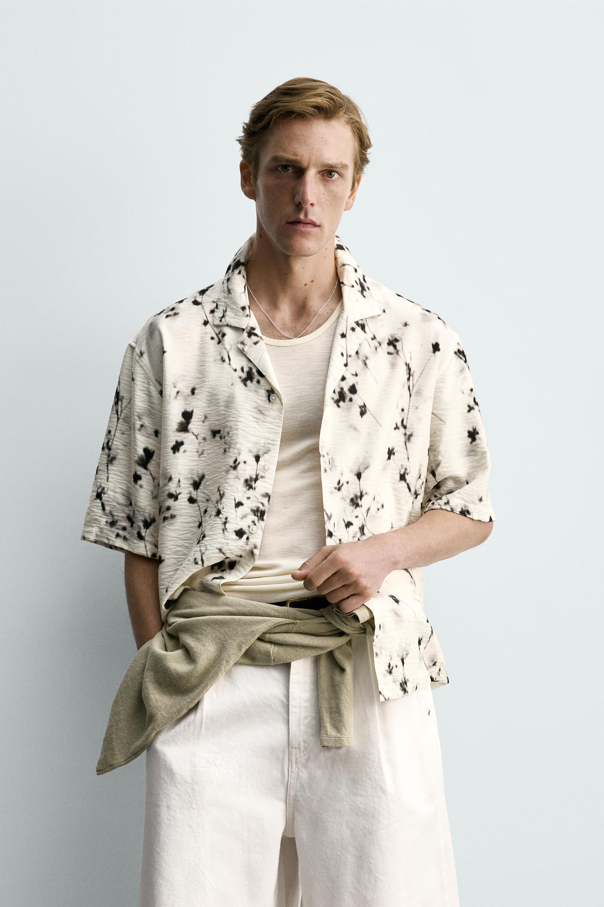 CHEMISE RELAXED FIT À IMPRIMÉ FLEURI