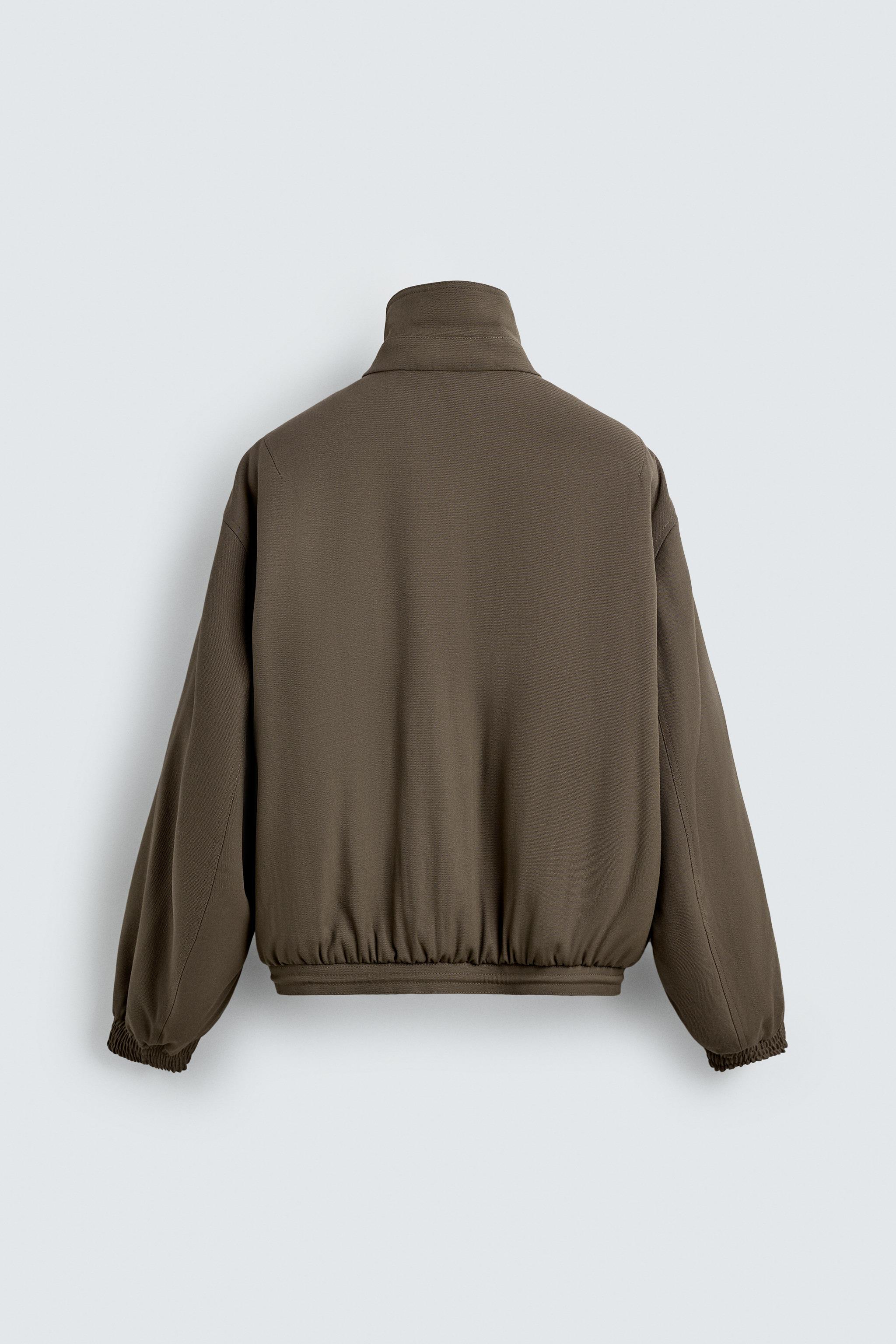 100% WOOL QUILTED AARON LEVINE X ZARA JACKET