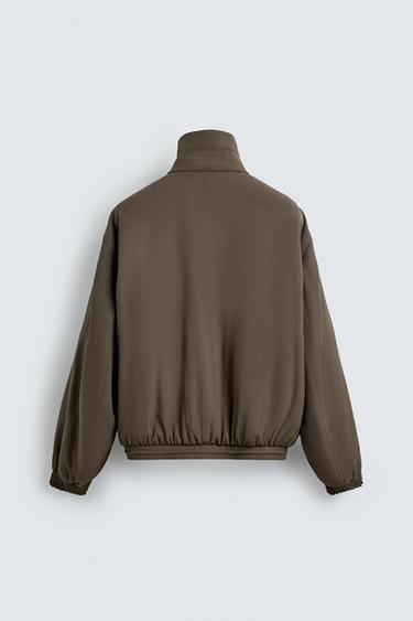 QUILTED 100% WOOL JACKET AARON LEVINE X ZARA - Taupe grey by Zara - Image 7