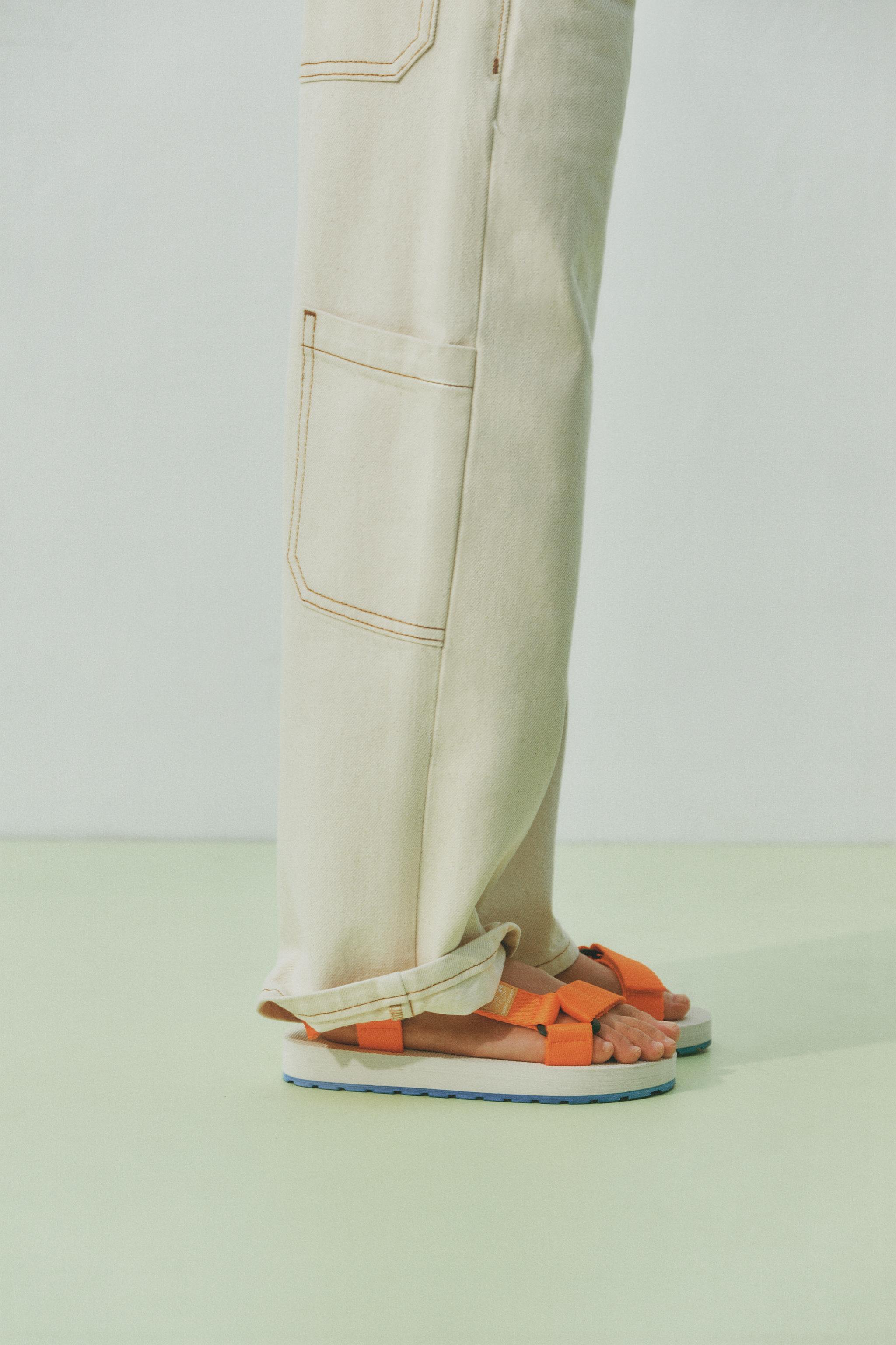 TECHNICAL SANDALS — Orange