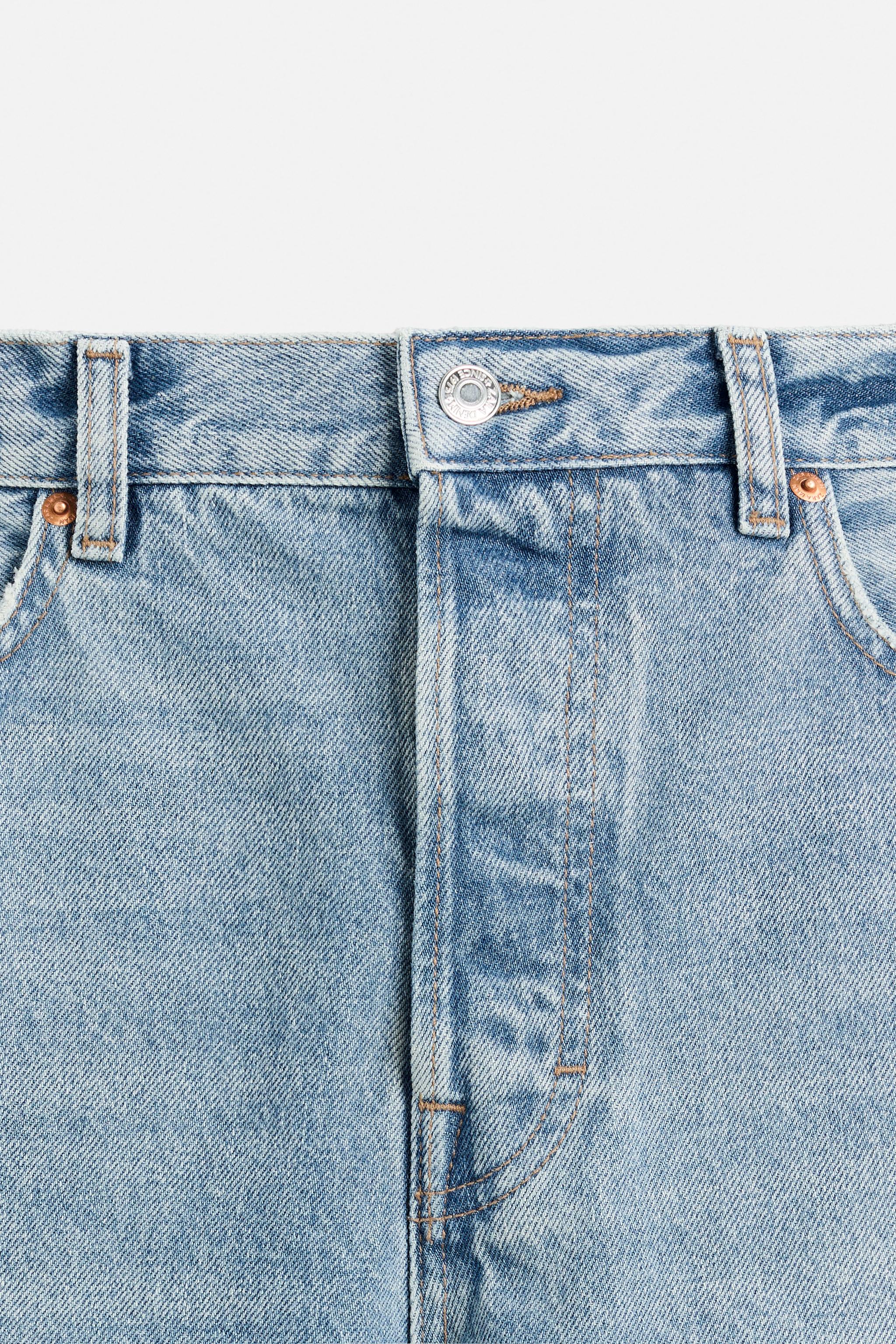 JEAN STRAIGHT FIT ÉCLABOUSSURES DE PEINTURE
