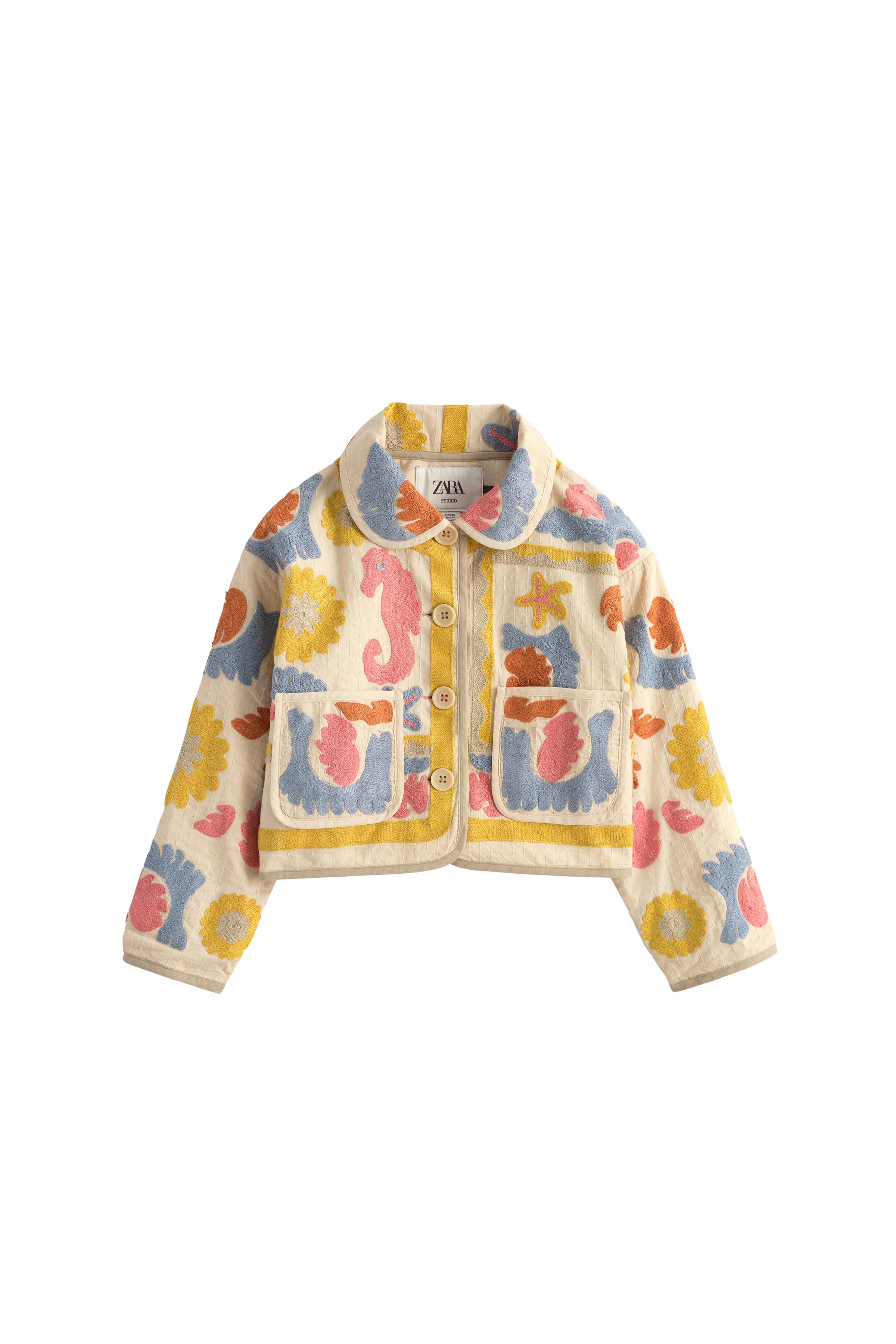 EMBROIDERED JACKET LIMITED EDITION - Multicolored | ZARA United States EMBROIDERED JACKET LIMITED EDITION - Multicolored | ZARA United States