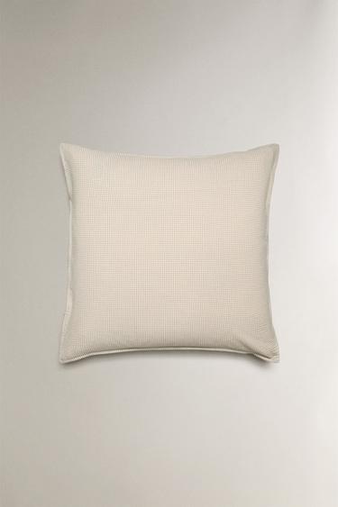 CHILDREN'S SEERSUCKER PILLOWCASE - Greyish by Zara - Image 1