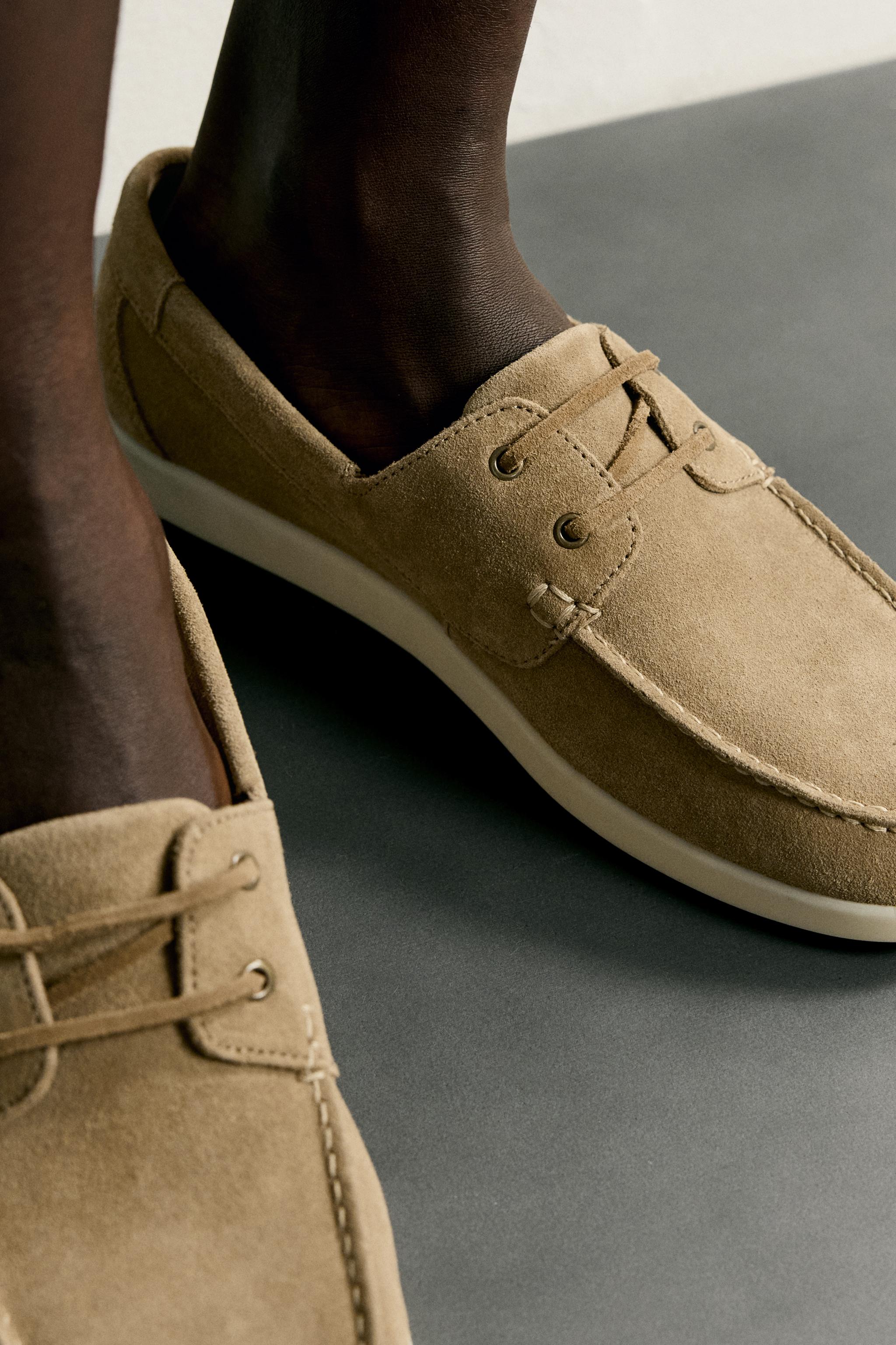 LEATHER BOAT SHOES