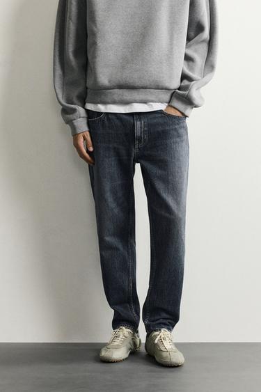 JEANS SLIM CROPPED FIT - Marino de Zara