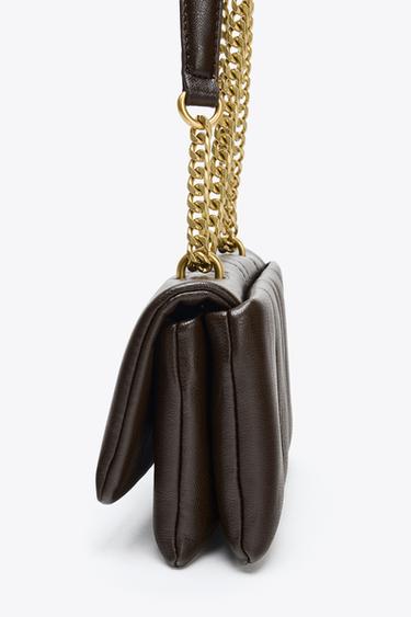 QUILTED MINI CROSSBODY BAG - Chocolate by Zara - Image 5