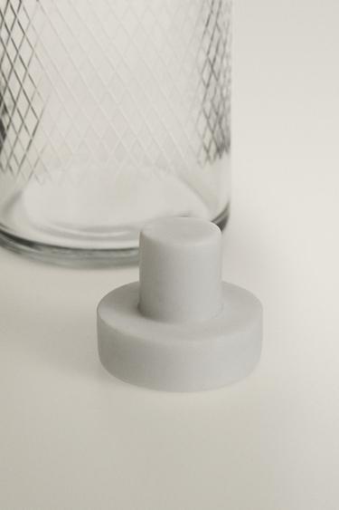 CUT GLASS BOTTLE - Transparent by Zara - Image 3