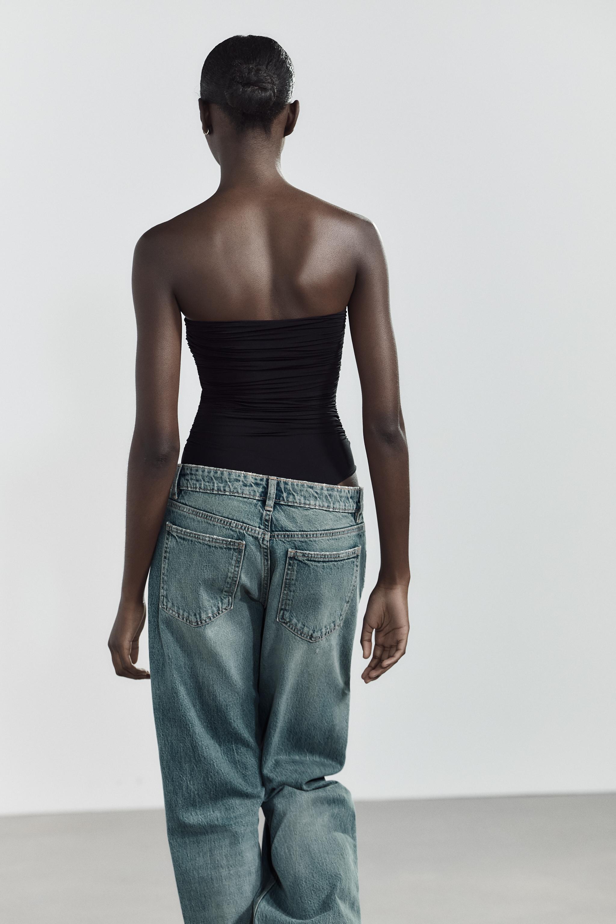 ポリアミドシャーリングバンドゥボディ - ブラック | ZARA Japan