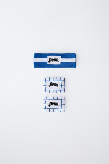 PENN © HEADBAND AND WRISTBAND PACK - Bluish by Zara