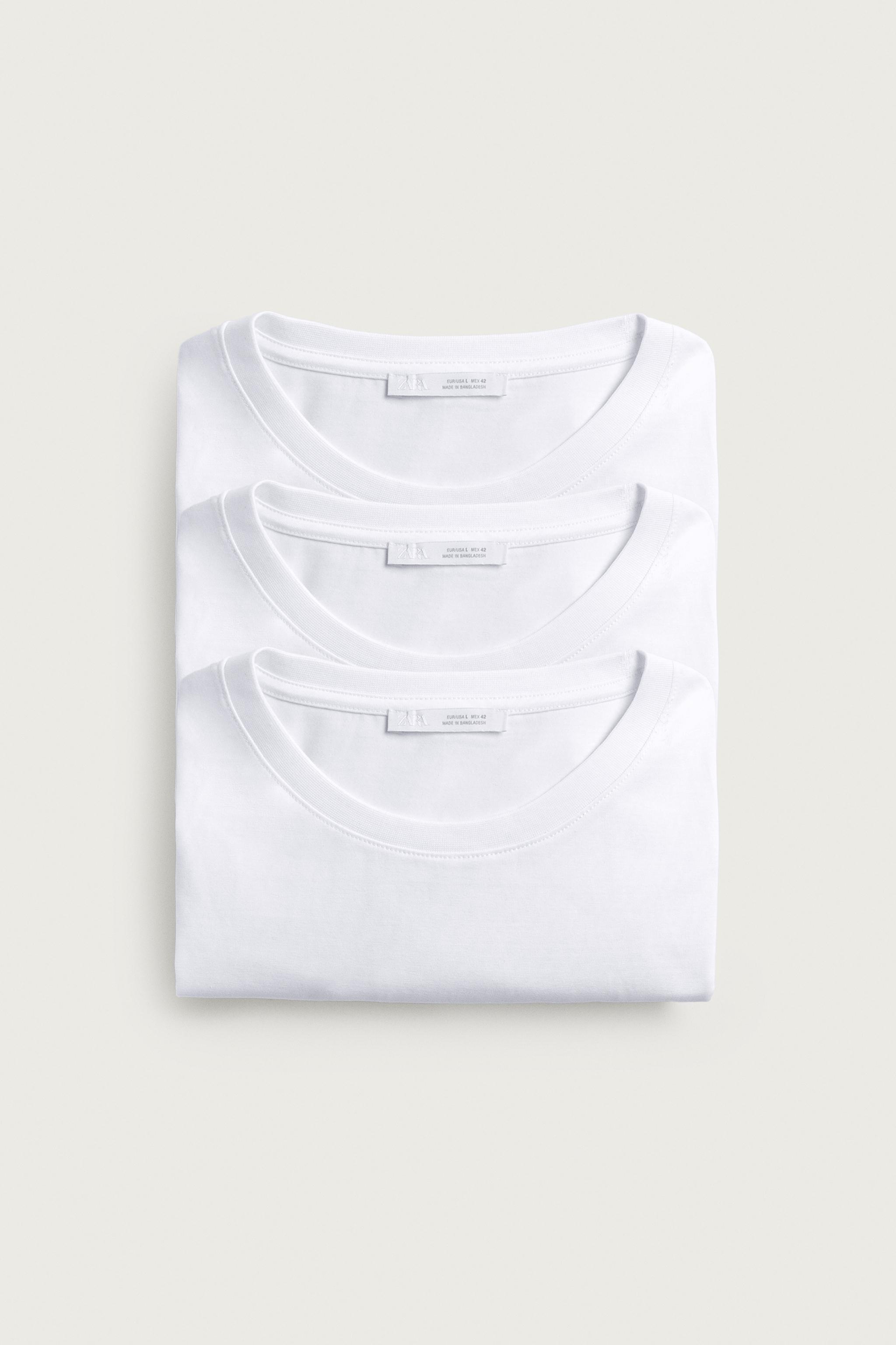 PACK 3 T-SHIRTS SLIM FIT MANCHES LONGUES BASIQUE