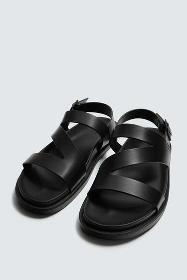 SANDALES À BRIDES - Noir de Zara - Image 4
