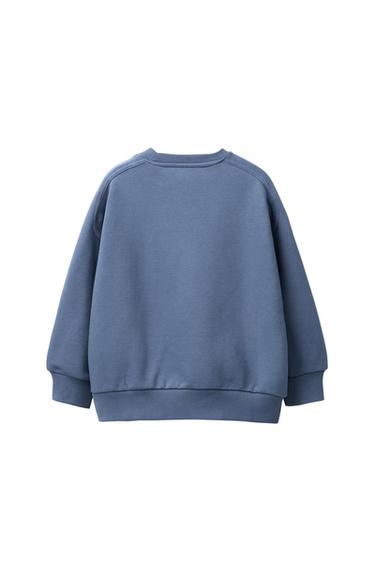 CONJUNTO SUDADERA Y PANTALÓN JOGGER ETIQUETAS - Azul de Zara