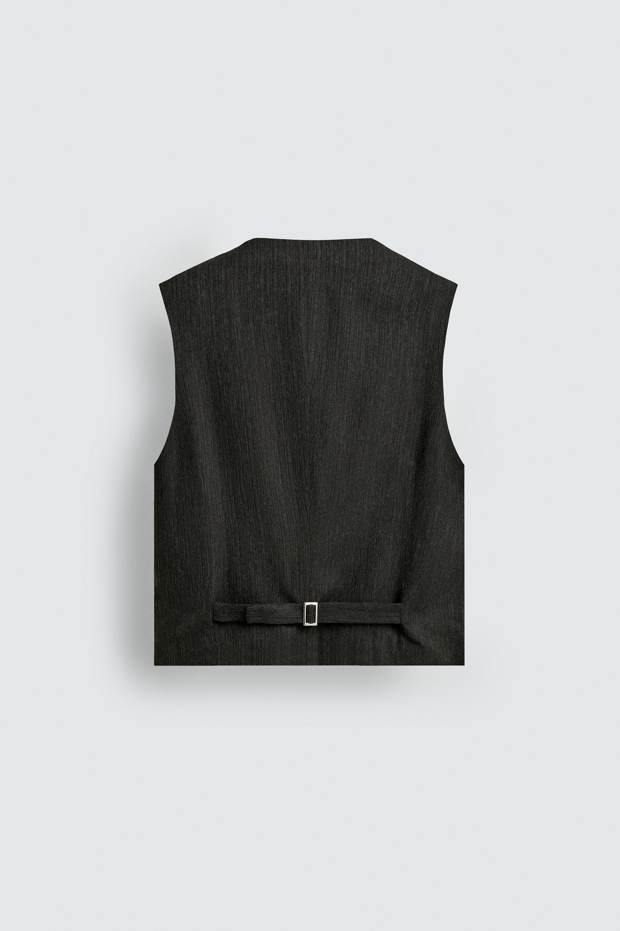 LIMITED EDITION TEXTURED VEST - Greenish | ZARA Canada