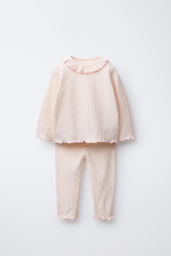 2-6 YEARS/ POLKA DOT PYJAMAS - Ecru | ZARA United Kingdom
