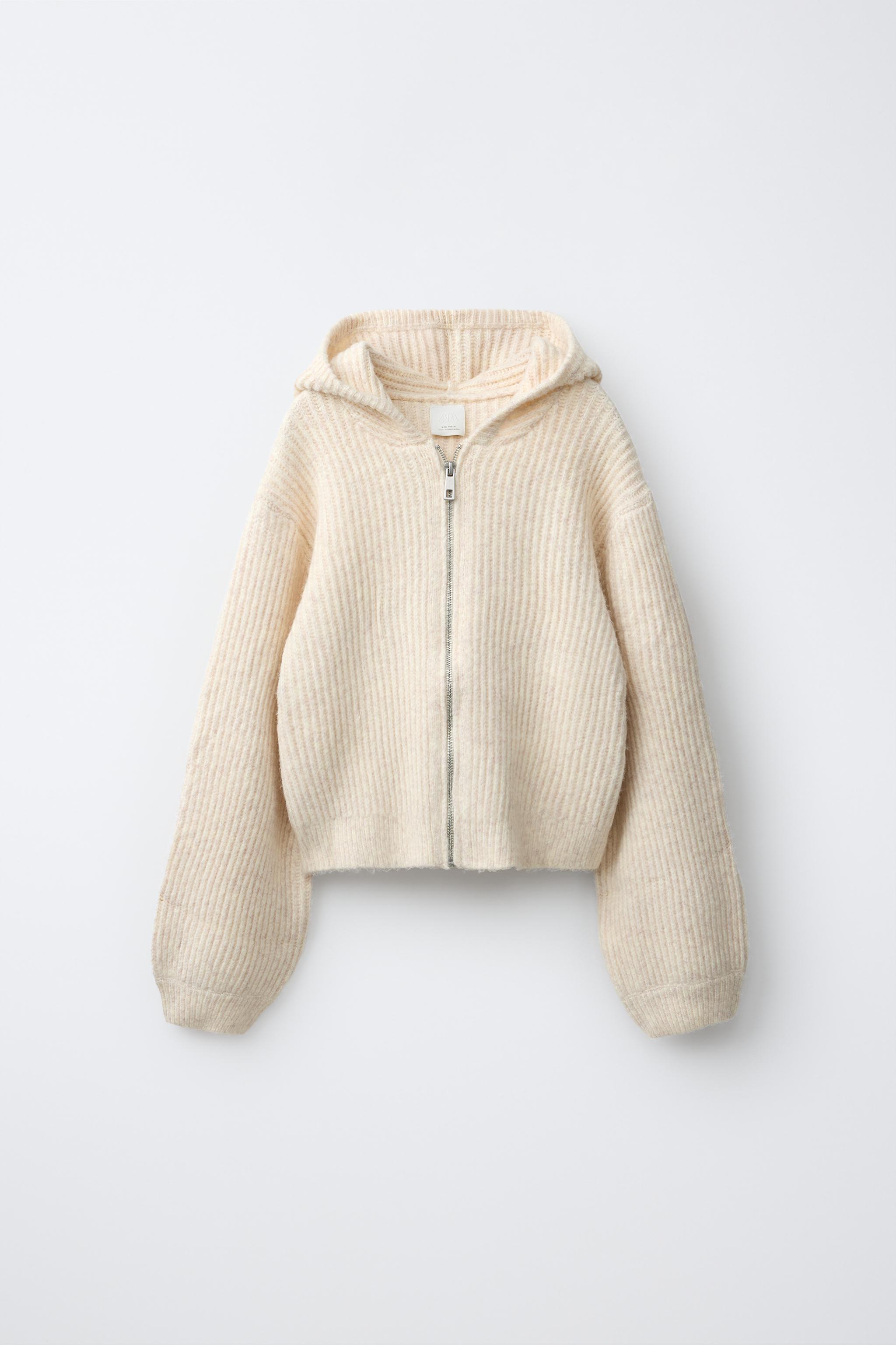 HOODED CARDIGAN - camel | ZARA South Africa
