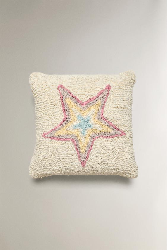 CAPA DE ALMOFADA INFANTIL COM ESTRELA - Multicolor da Zara - Imagem 0