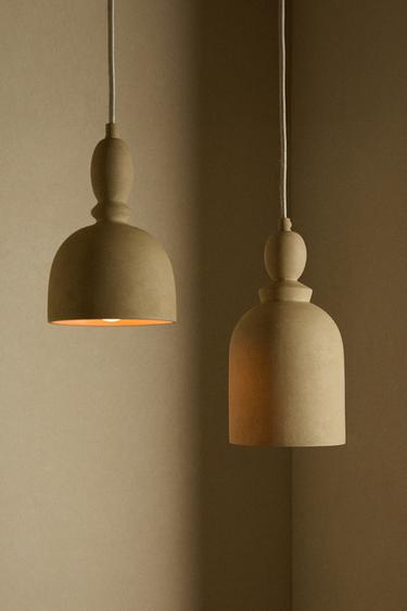 PETITE LAMPE SUSPENSION CÉRAMIQUE - Beige de Zara - Image 5