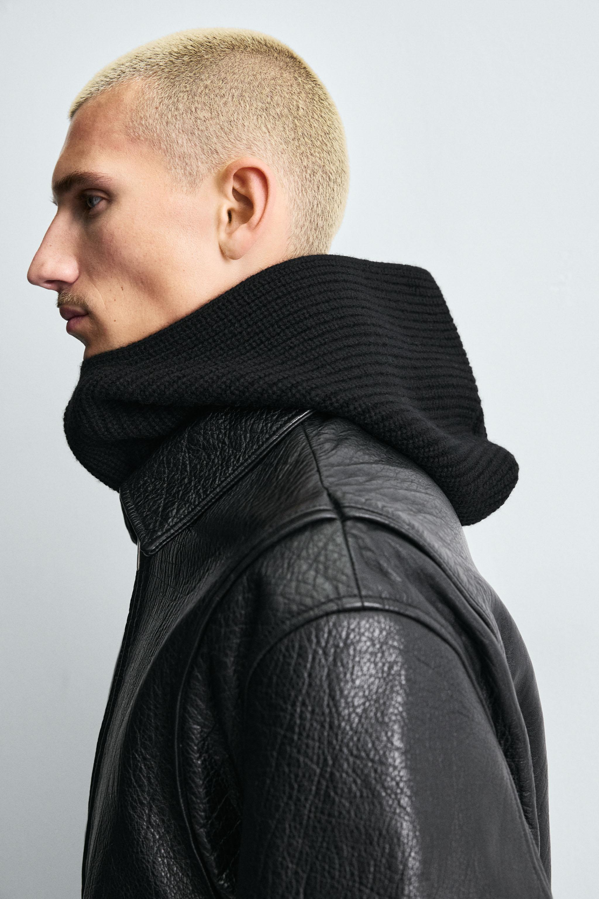 CAGOULE EN MÉLANGE DE LAINE