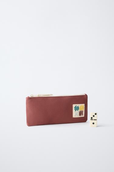 BASIC PENCIL CASE - Maroon by Zara - Image 5