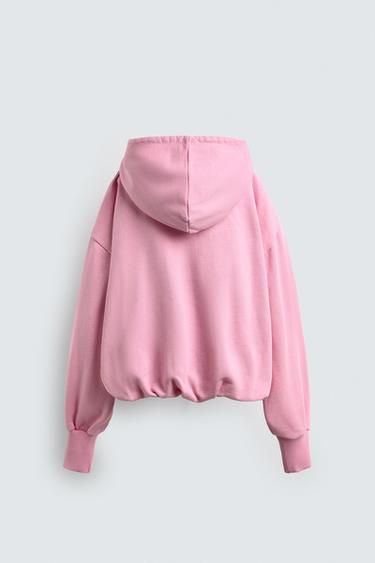 7-14 ANS/ SWEAT À CAPUCHE TEXTE HARRY LAMBERT FOR ZARA X DISNEY - Rose de Zara - Image 1