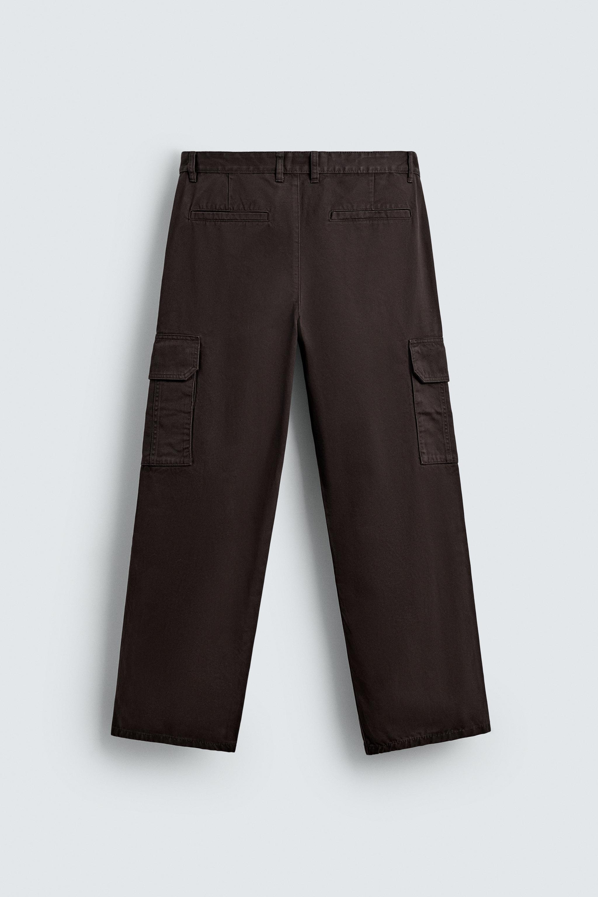 PANTALON CARGO EN SERGÉ