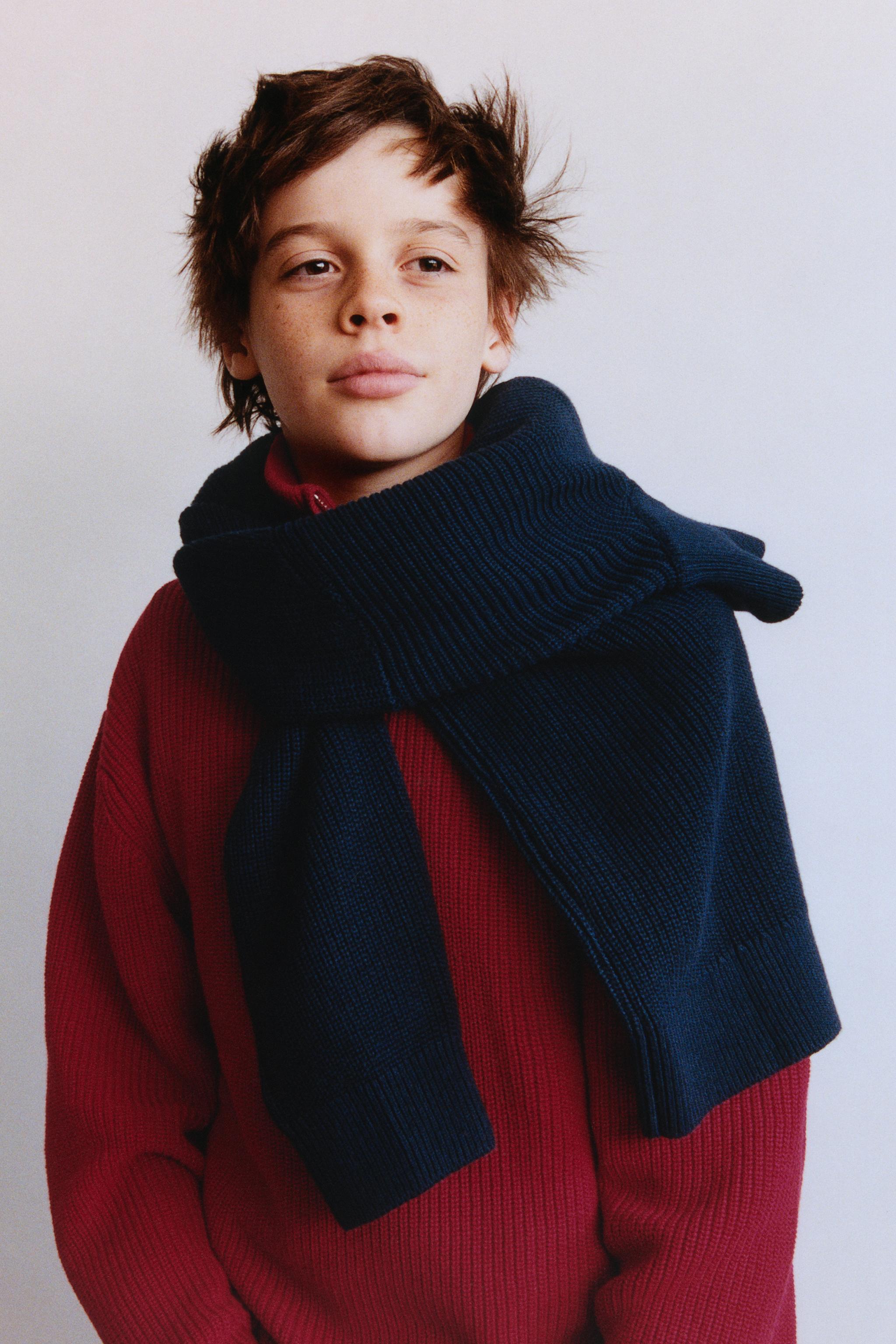 KNIT ZIP-UP JUMPER