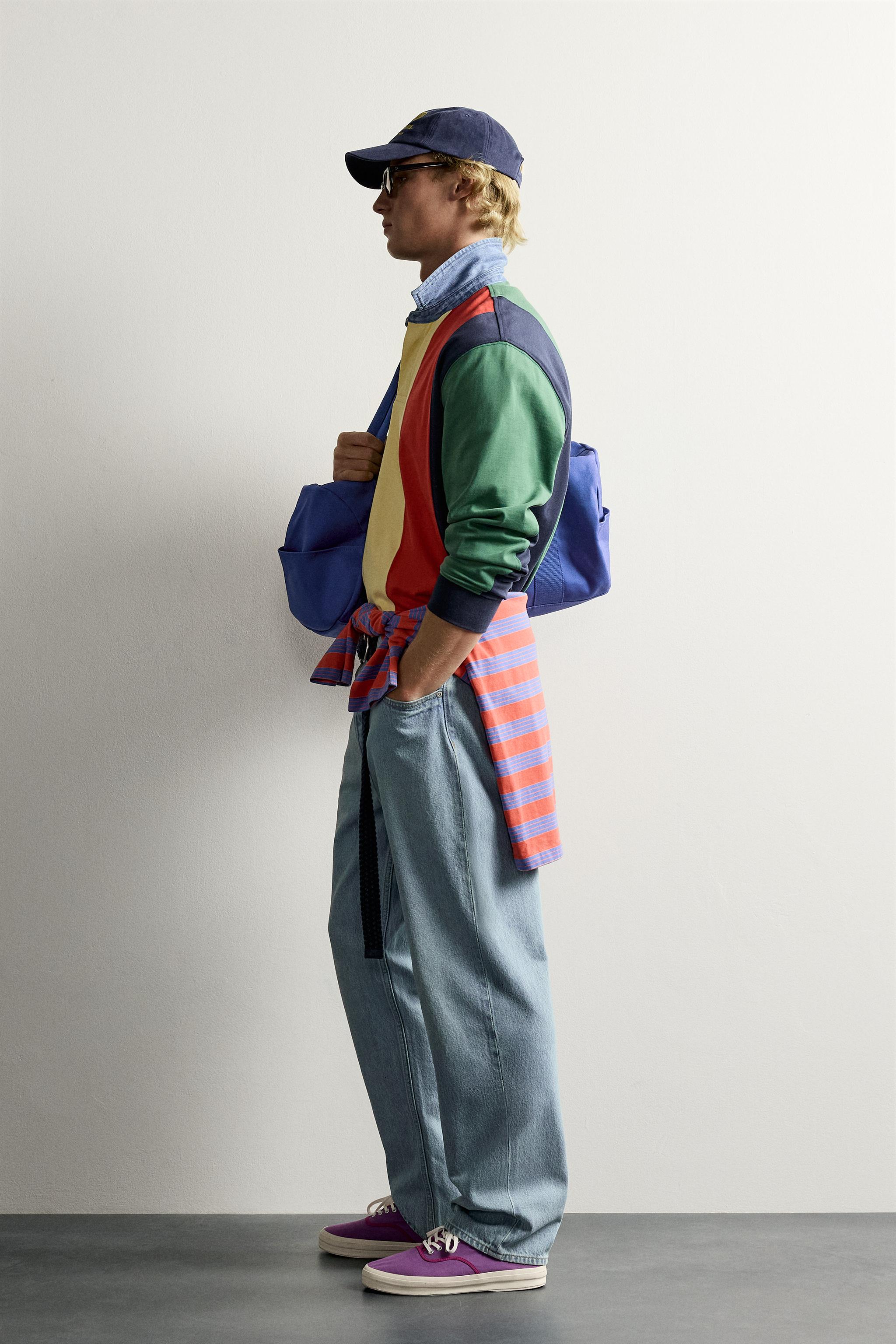 Zara FRUIT OF THE LOOM™ STRAIGHT FIT JEAN görsel 4
