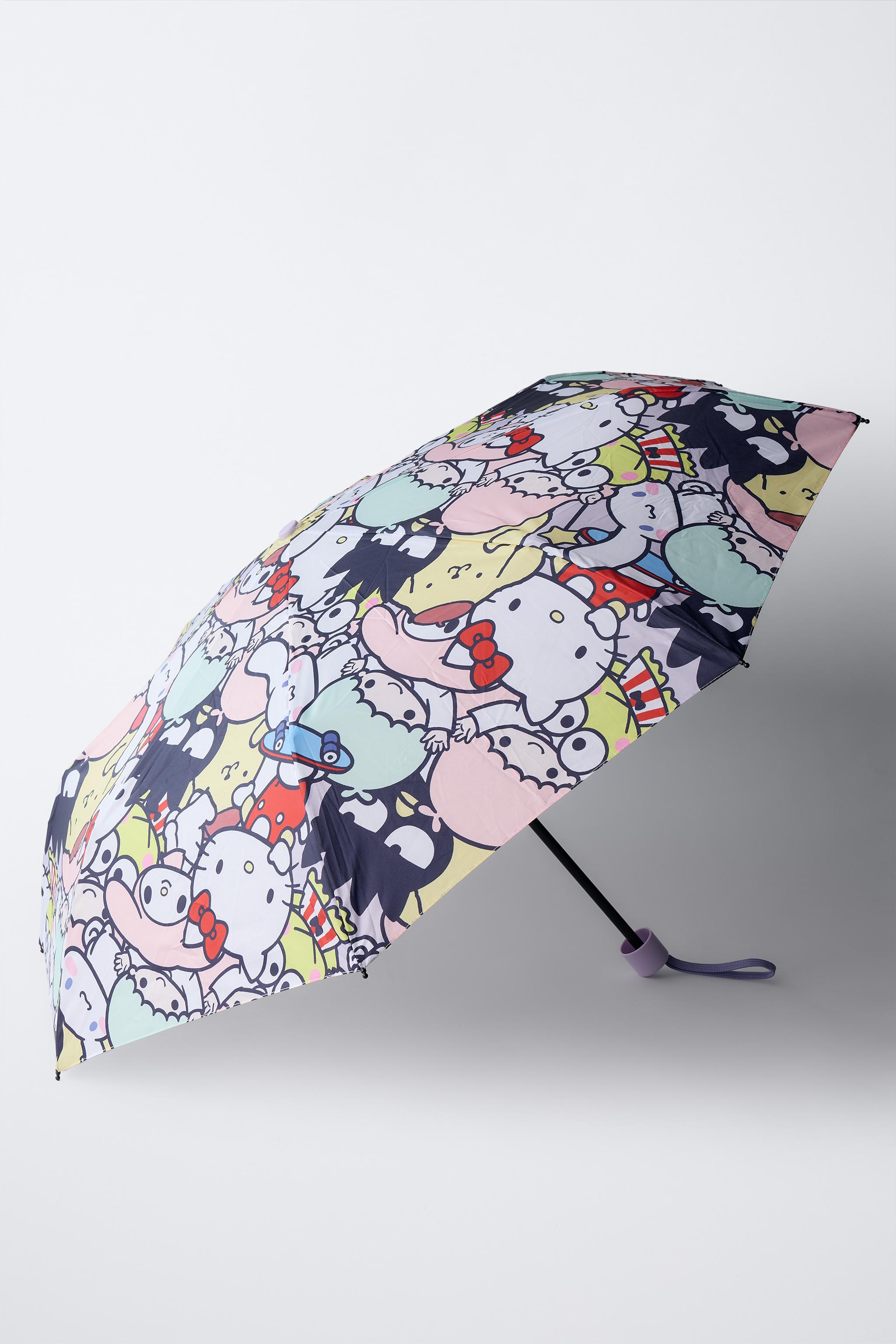 HELLO KITTY AND FRIENDS © SANRIO FOLDING UMBRELLA - Lilac