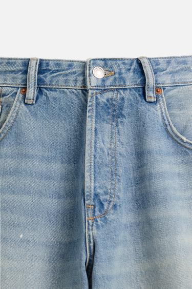 JEAN BAGGY DÉCHIRÉ - Bleu clair de Zara - Image 8