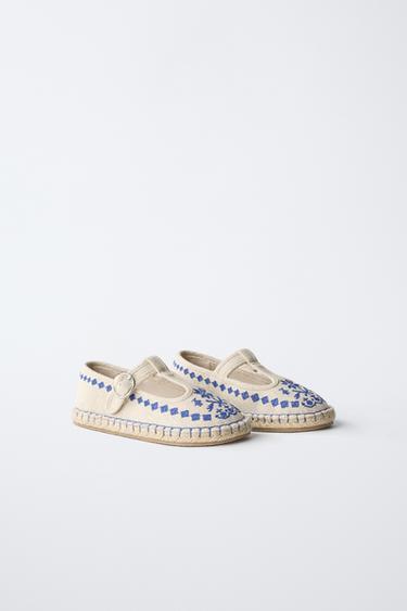 EMBROIDERED ESPADRILLES - Ecru White by Zara - Image 2