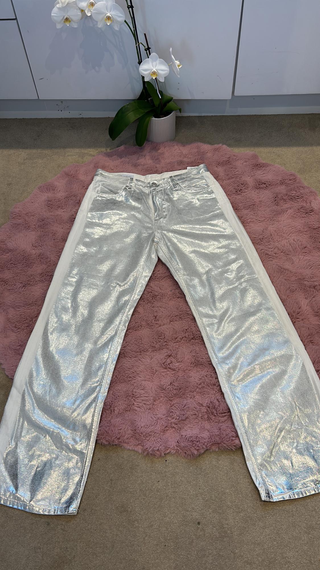 METALLIC EFFECT JEANS - LIMITED EDITION - Image 3