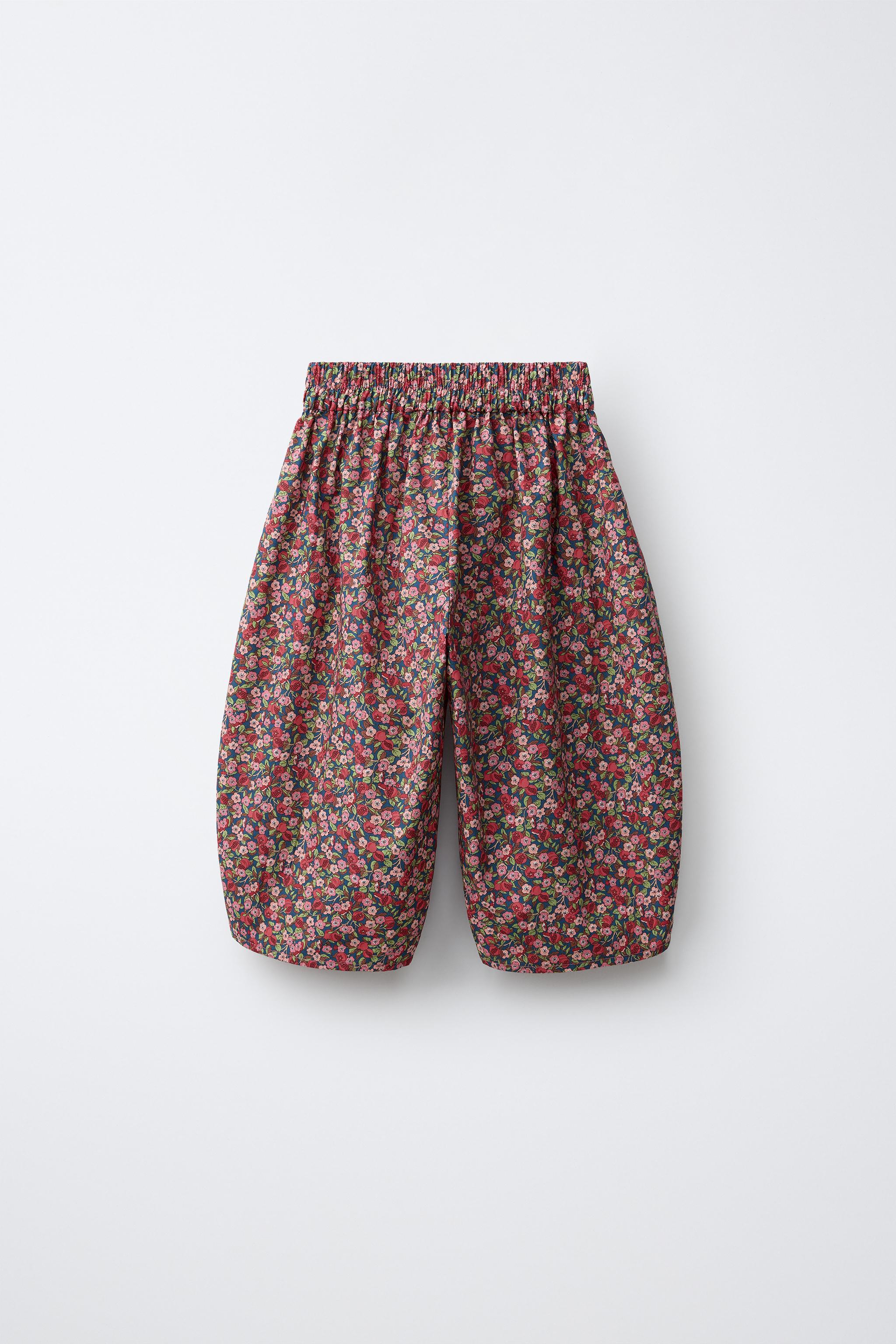 Детские брюки Zara FLORAL PRINT BLOOMER PANTS MADE WITH LIBERTY FABRIC — фото 2
