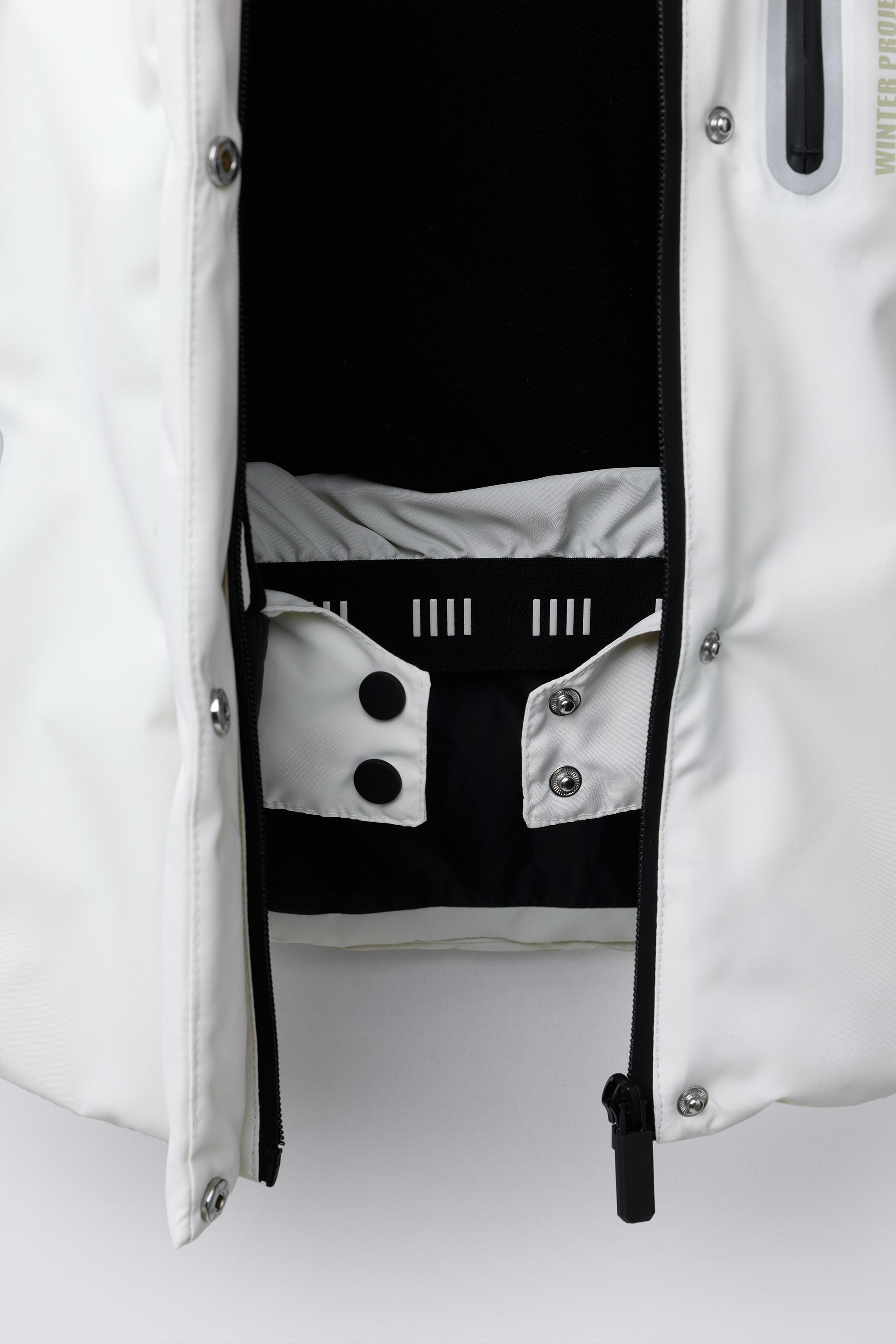 VESTE RÉSISTANTE À L'EAU ET COUPE-VENT COULEUR BLOCK