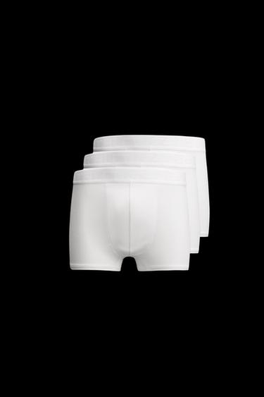 KOMBI-BOXERSHORTS, 3ER-PACK - Weiß von Zara