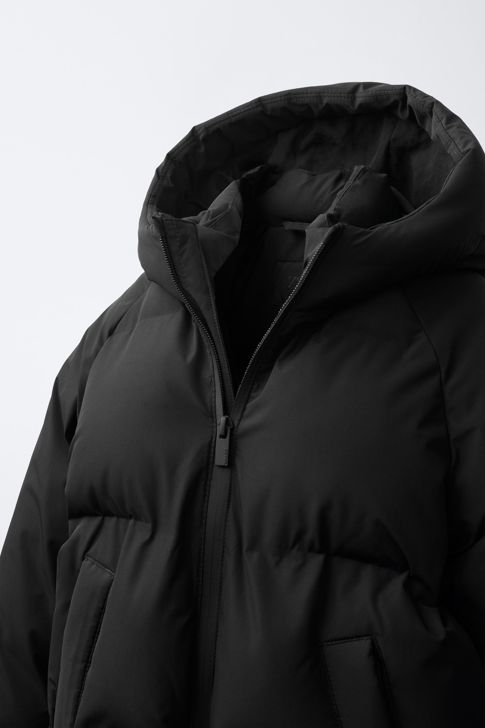 Детские куртки Zara WATER REPELLENT HOODED PUFFER COAT — фото 6