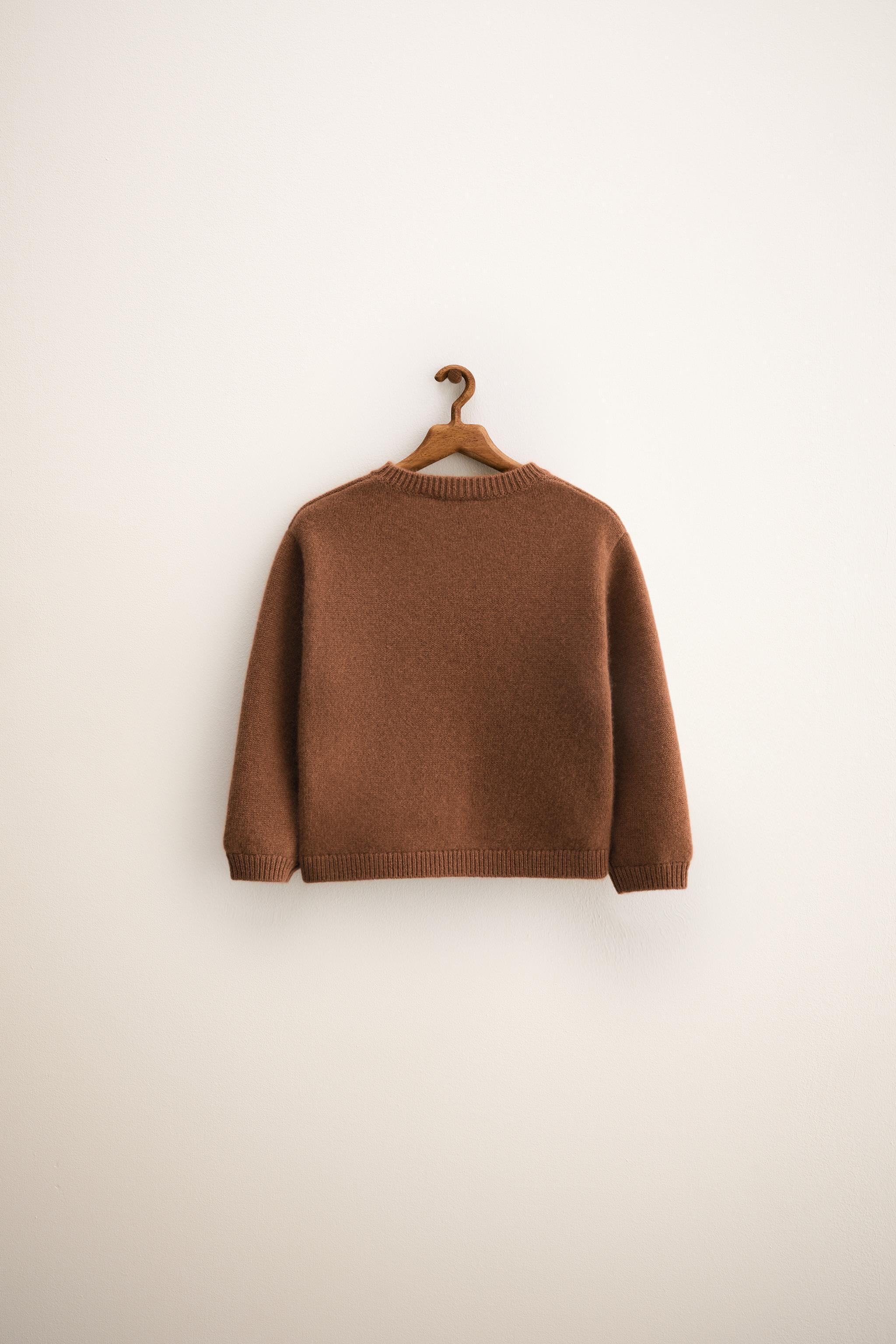 新品　ZARA カシミヤ　ニット　テラコッタ　ブラウン　M 05059505745-e2.jpg?ts=