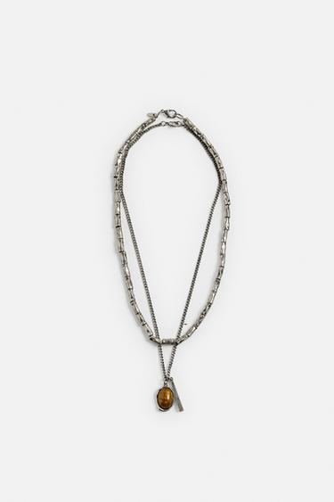 PACK OF ASSORTED NECKLACES 3 - Silver by Zara