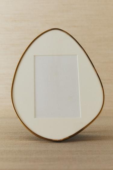 PORTA-RETRATO DE FORMA IRREGULAR - Dourado da Zara