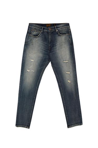 RIPPED VINTAGE FADE JEANS