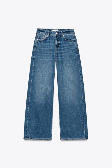 JEANS Z1975 WIDE LEG MITTELHOHER BUND LONG LENGTH - Blau von Zara - Bild 0
