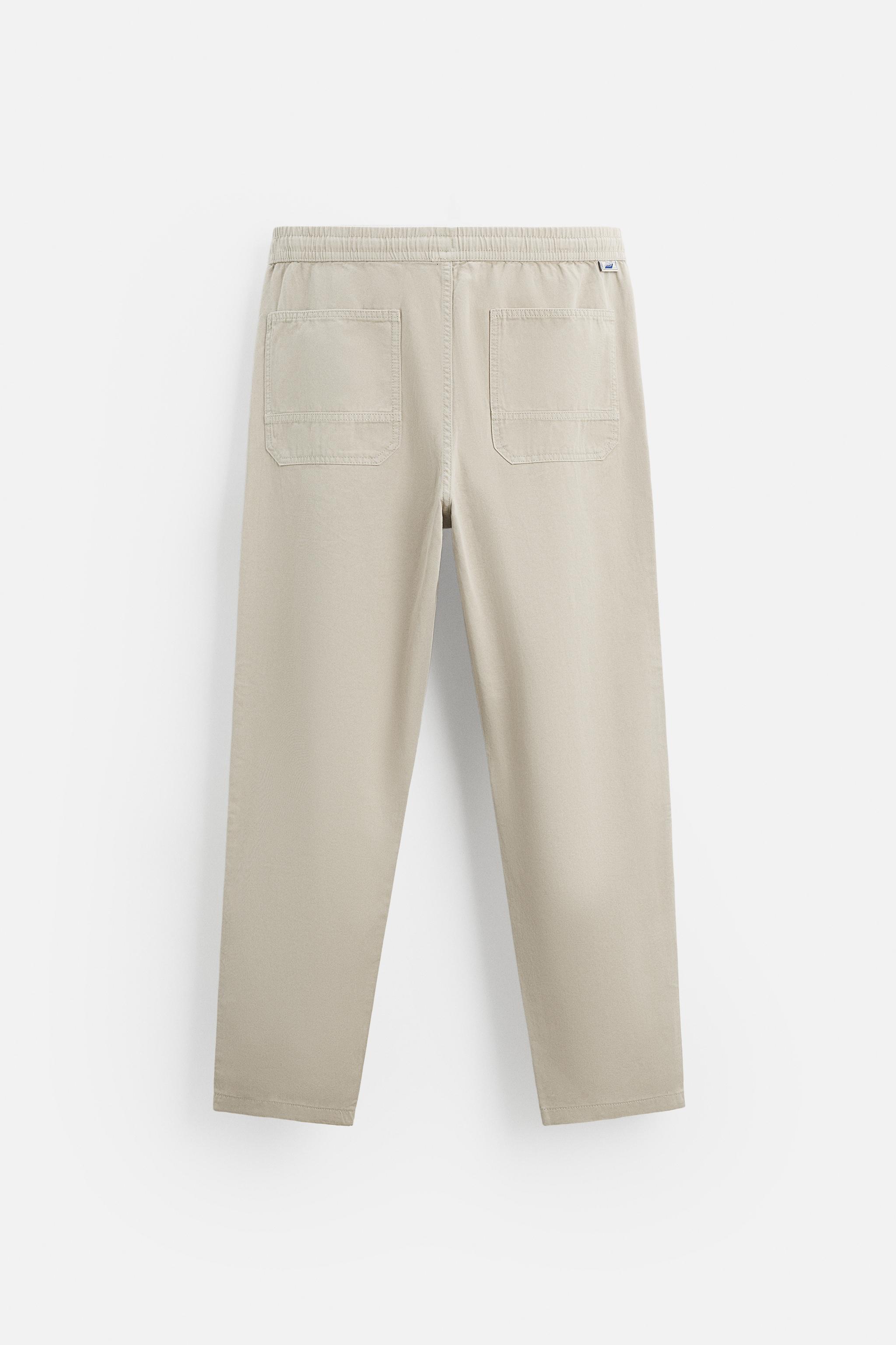 ウォッシュドジョガーウエストパンツ - サンド | ZARA Japan / 日本