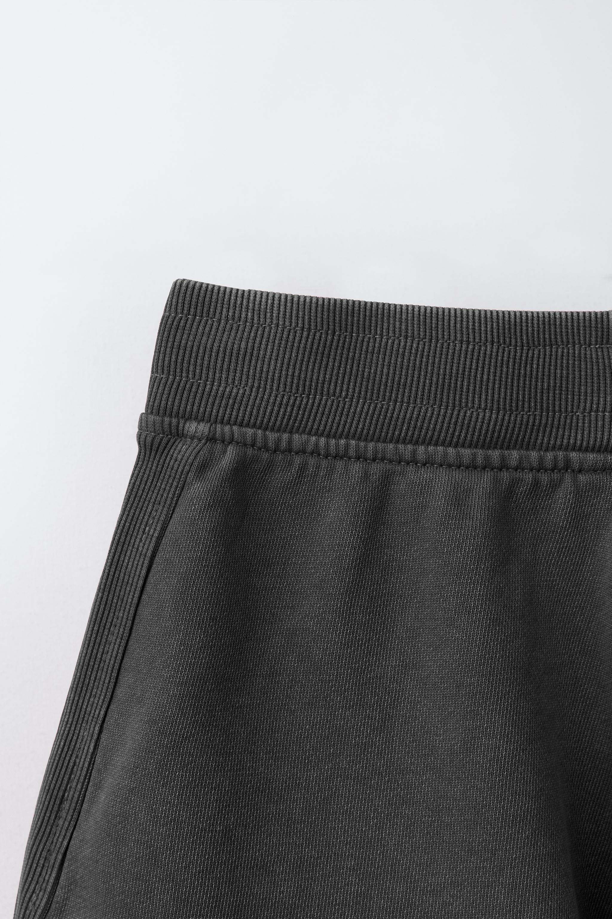 BERMUDA DE JOGGING EFFET DÉLAVÉ