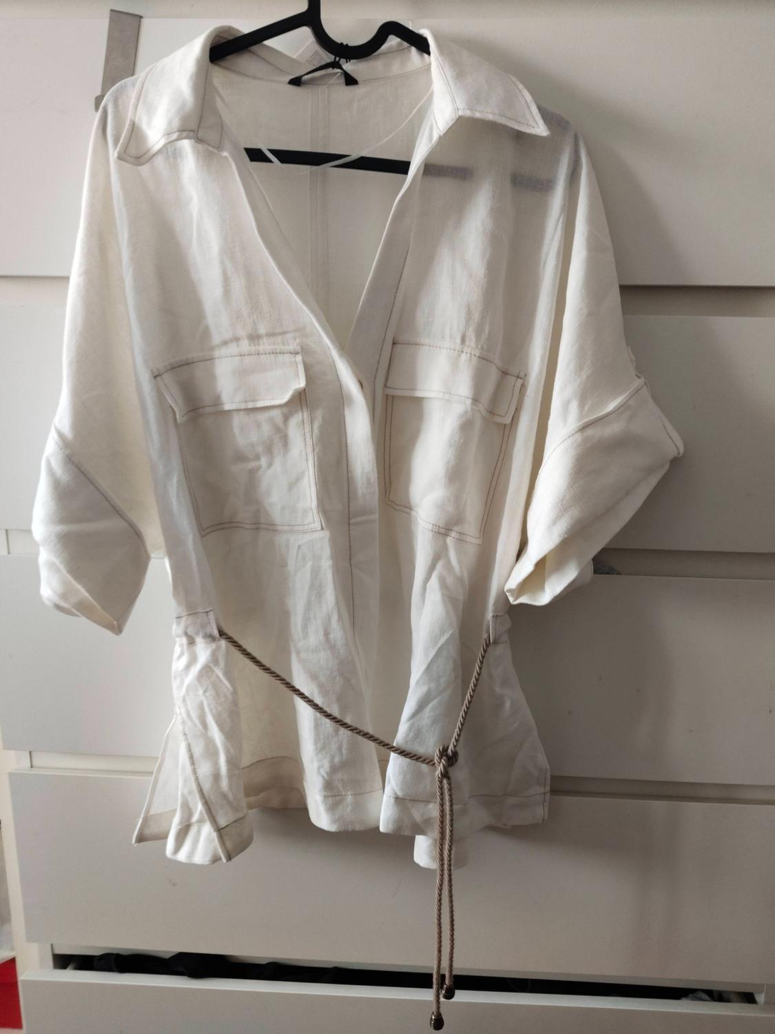 RAMIE SAFARI SHIRT WITH DRAWSTRING - Image 3