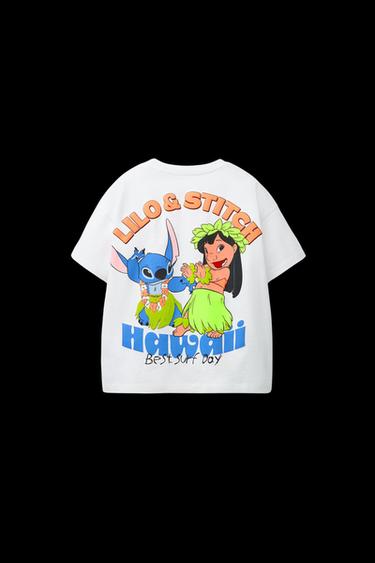 T-SHIRT MIT LILO & STITCH © DISNEY-PRINT - Weiß von Zara