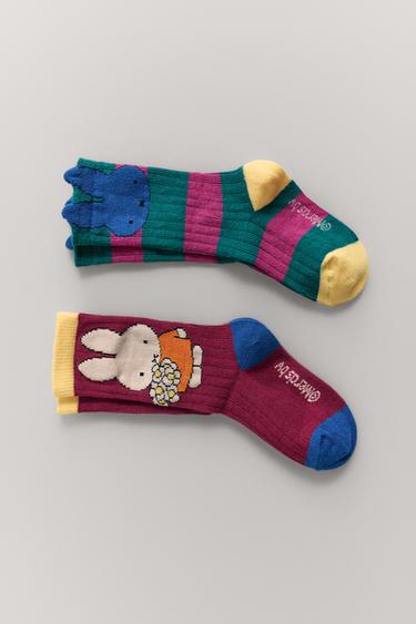 Zara TWO-PACK OF MIFFY™ MERCIS BV © SOCKS - Multicolored