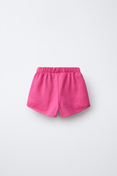 BERMUDA SHORTS WITH HEART POCKETS HELLO KITTY © SANRIO - Pink by Zara - Image 1