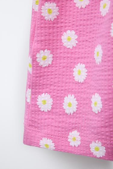 TEXTURED PRINT DRESS - Pink by Zara - Image 3