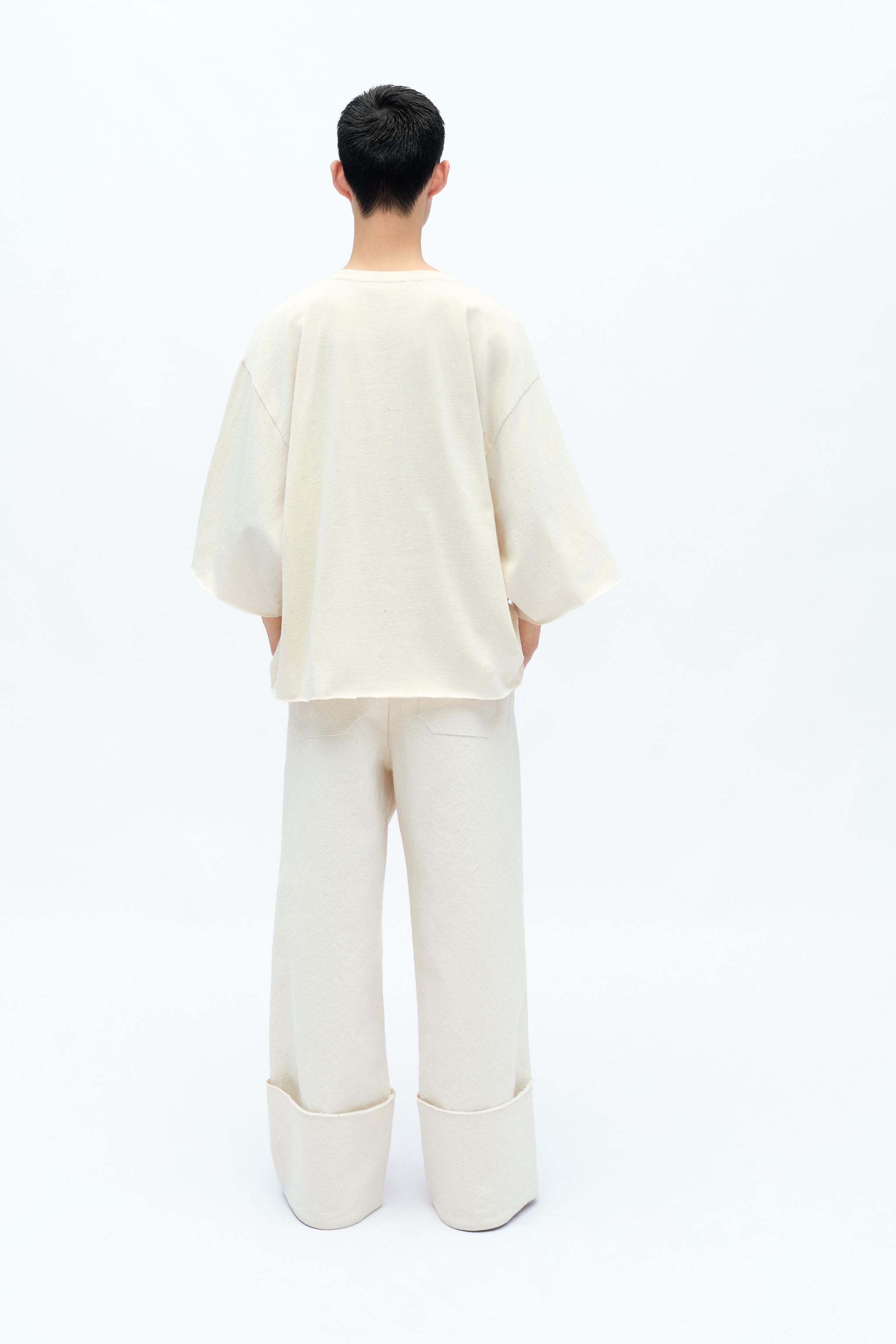 ZARA プリーツ パフ Ｔシャツ X FANGLU LIN 5644/244 プリーツ パフ Tシャツ X FANGLU LIN - ベージュ | ZARA Japan
