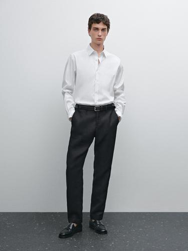 Zara Slim fit stretch shirt - White - Image 0